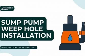 sump pump weep hole