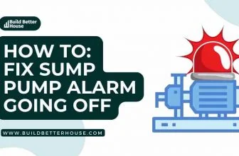 my sump pump alarm is going off