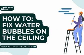 water bubbles on the ceiling