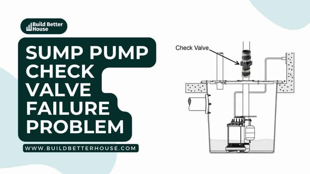 Sump Pump Check Valve Failure Problem? Fix It Now Build Better House