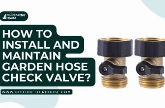 garden hose check valve