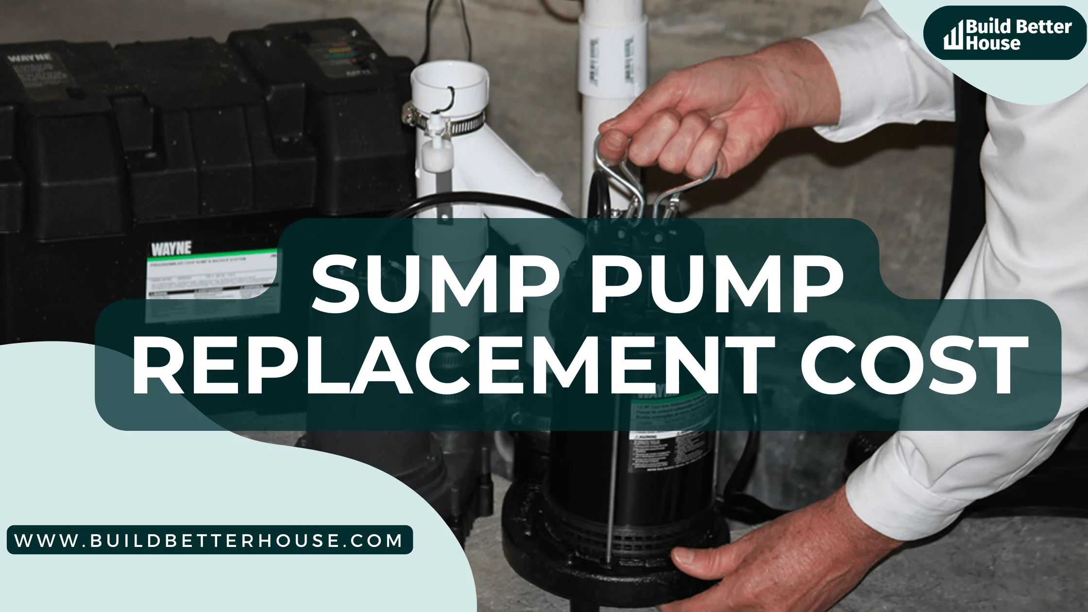 sump pump replacement cost
