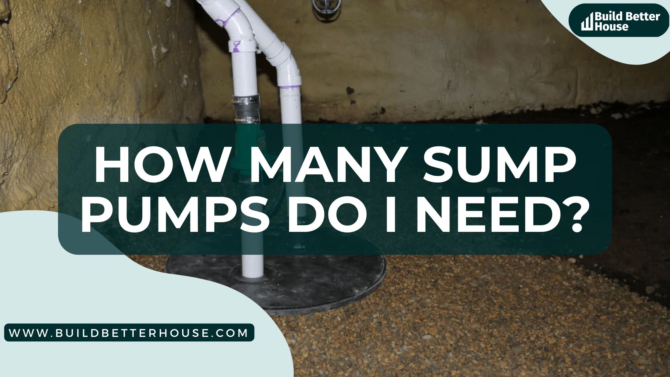 how many sump pumps do i need